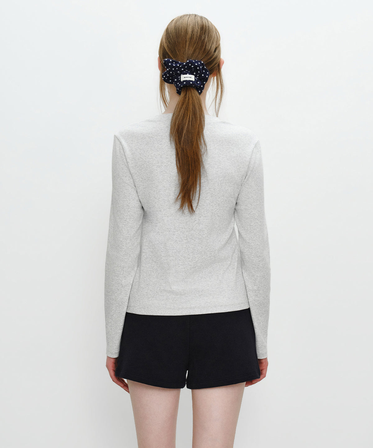 Marithe & Francois Girbaud - Basic Long Sleeve (Light Heather Gray) product image 3 | TRAB K-Fashion Australia