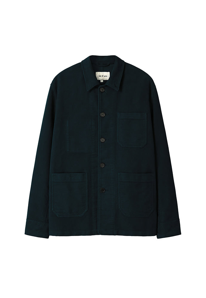Art if acts - Washed Moleskin French Work Jacket (Vintage Navy) product image 6 | TRAB K-Fashion Australia