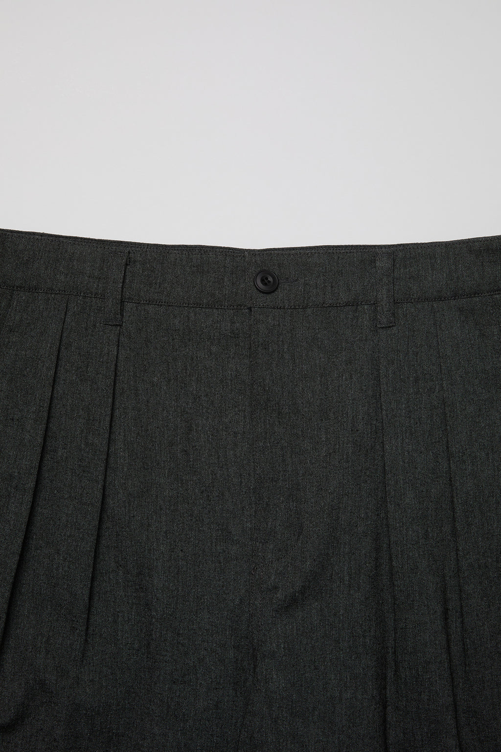 Coor - Two Tuck Linen Short Pants (Charcoal) product image 5 | TRAB K-Fashion Australia