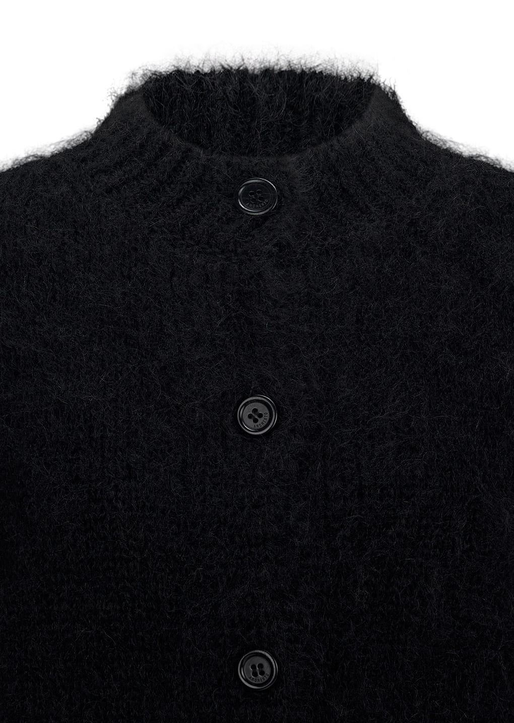 Amomento - mohair bulky cardigan (Black) product image 13 | TRAB K-Fashion Australia