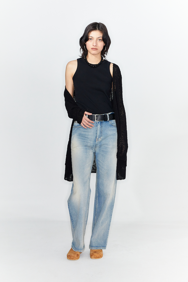 Deinet - Faded Straight Denim (Light Blue) product image 9 | TRAB K-Fashion Australia