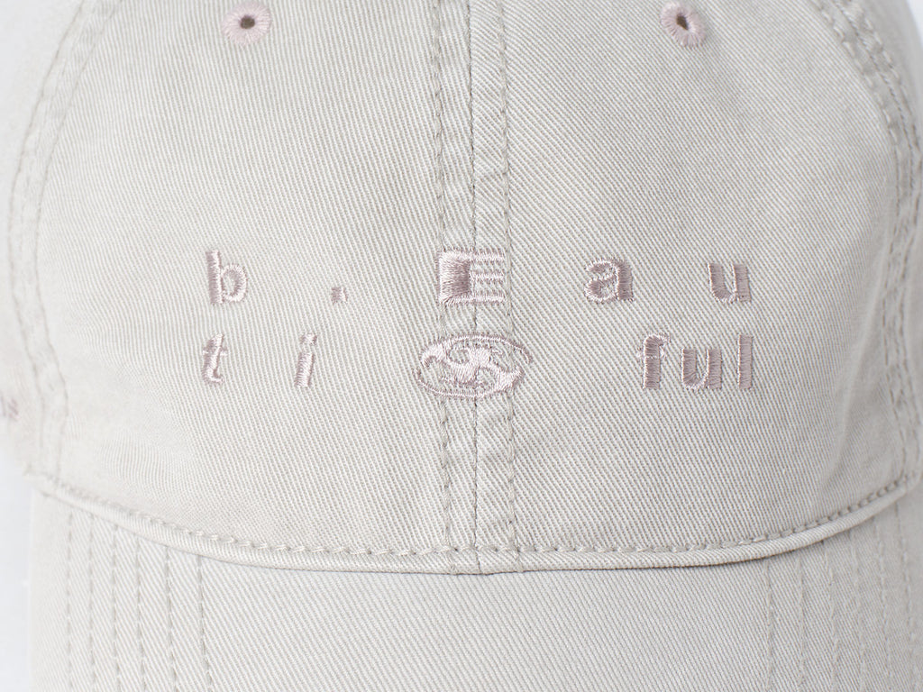 San San Gear - San San X B.E Washed Ball Cap (Light Grey) product image 3 | TRAB K-Fashion Australia