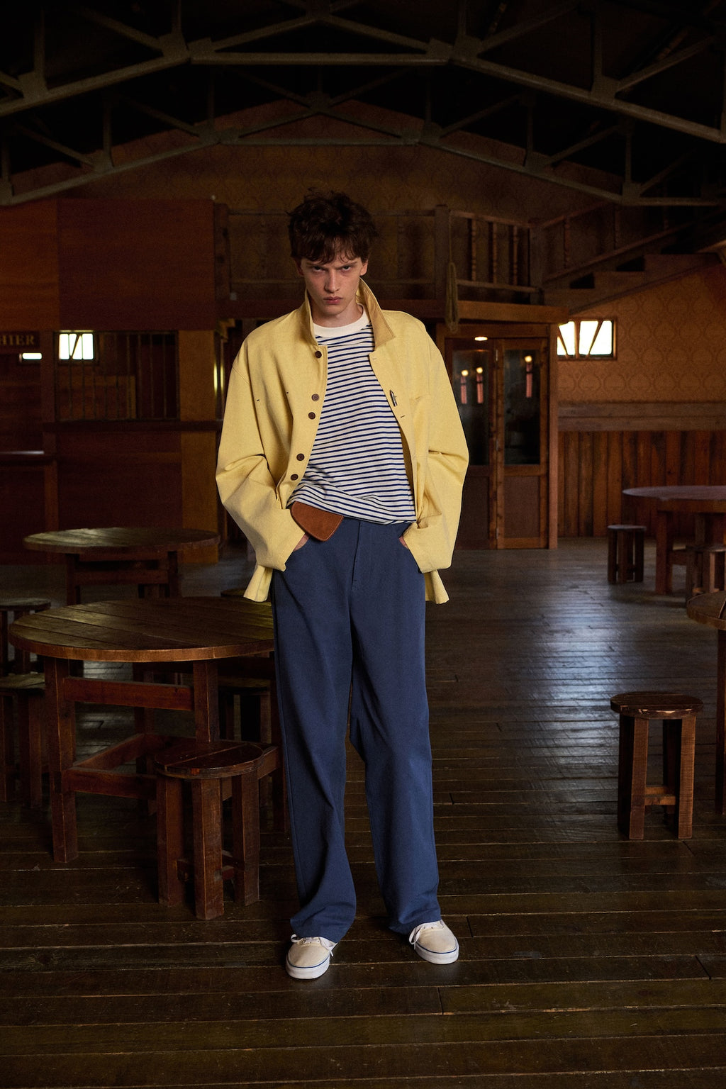 STU - Module Work Jacket (Pale Yellow) product image 8 | TRAB K-Fashion Australia