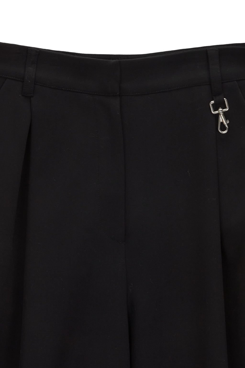 Matin Kim - Tuck Pocket Point Wide Pants (Black) product image 3 | TRAB K-Fashion Australia