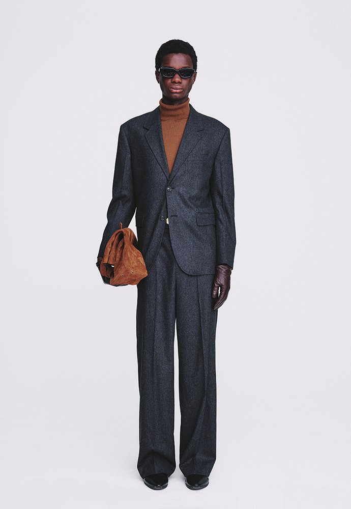 Tonywack - Wool And Cashmere Tailored Blazer (Charcoal) product image 1 | TRAB K-Fashion Australia
