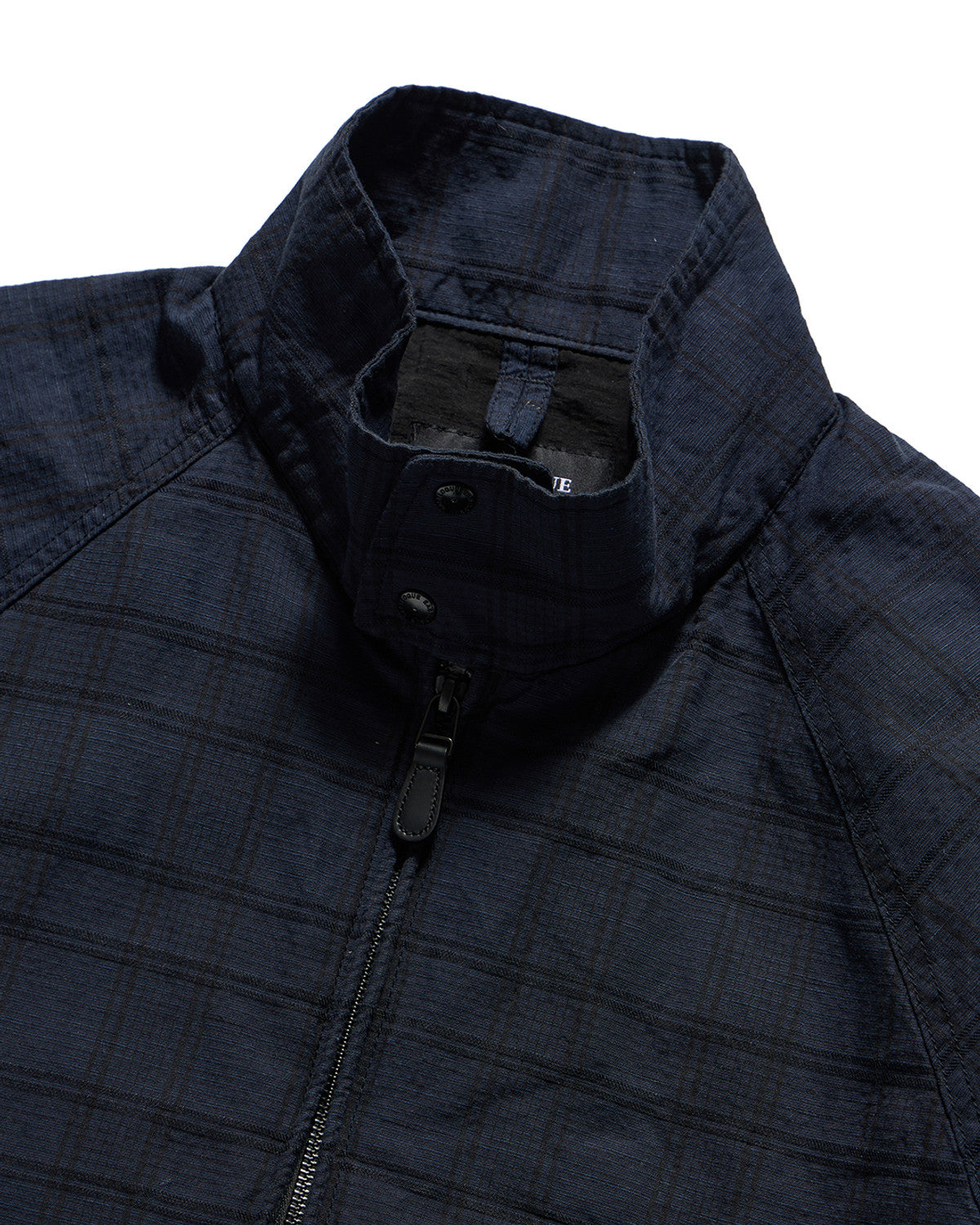 Eastlogue - Breeze Harrington Jumper (Navy Linen Check) product image 7 | TRAB K-Fashion Australia