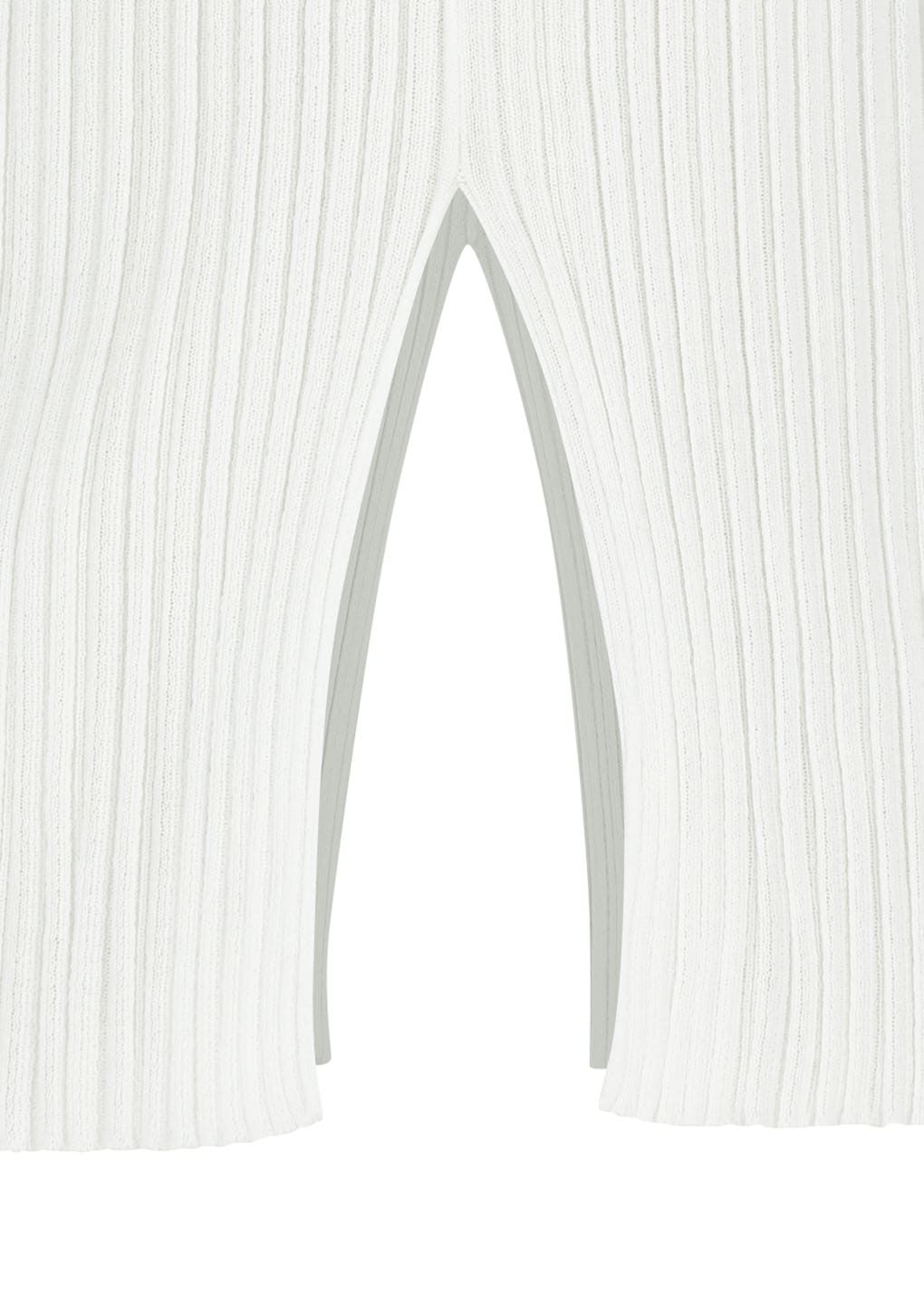 Amomento - Pleats V-neck Knit Blouse (White) product image 7 | TRAB K-Fashion Australia