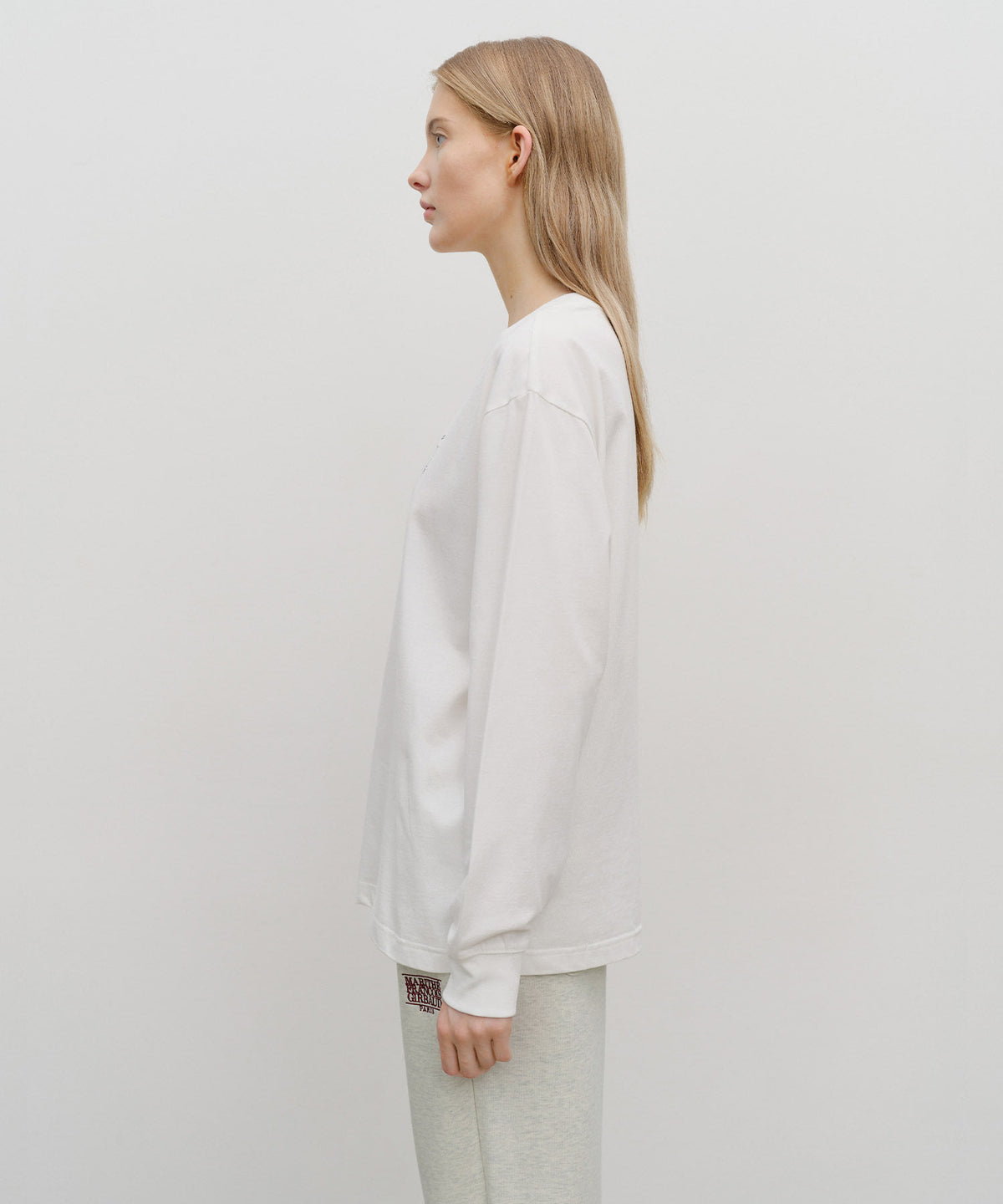 Marithe & Francois Girbaud - Mini Doodle Bear Long Sleeve (White) product image 2 | TRAB K-Fashion Australia