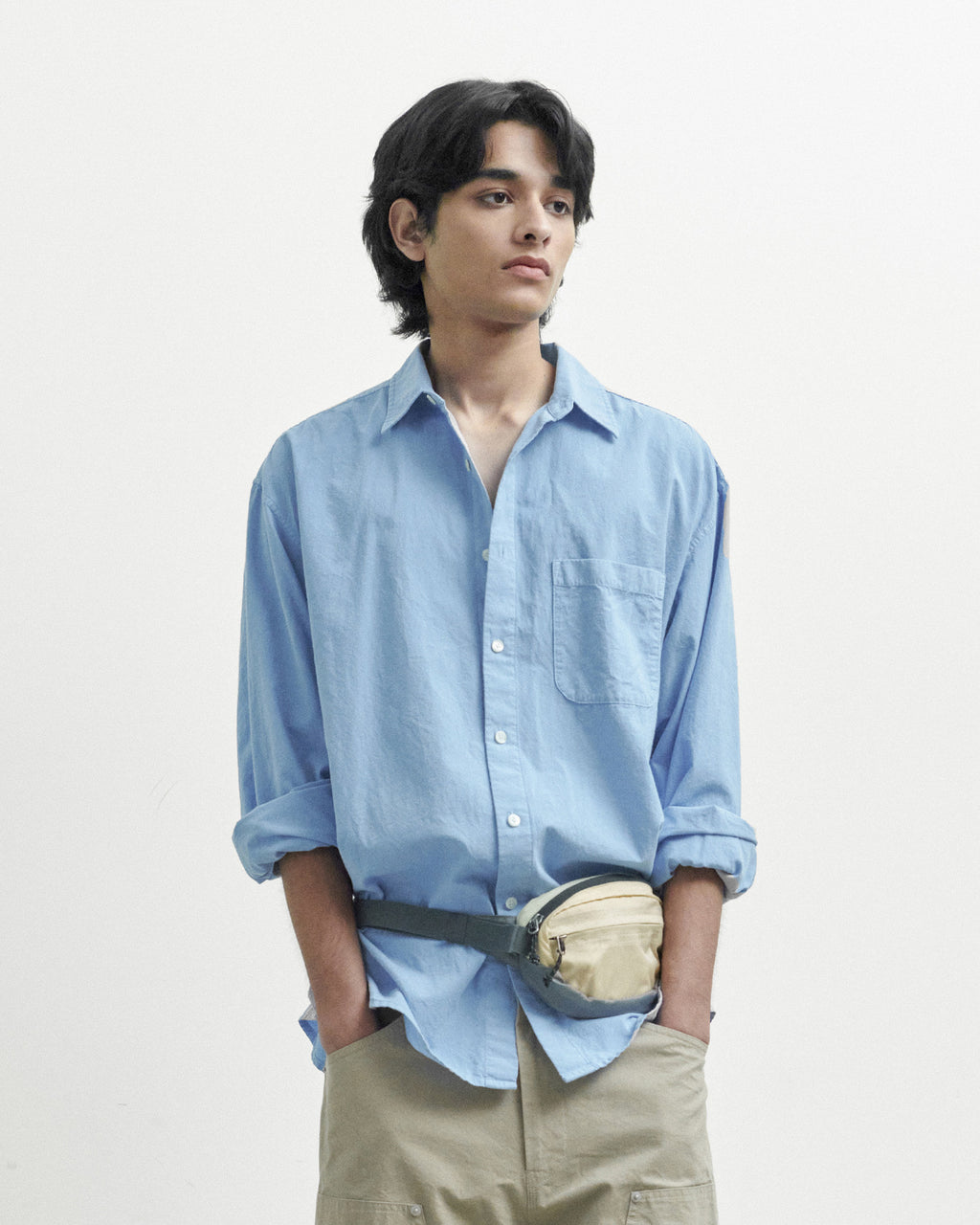 Brownyard - Washed Shirt (Blue) product image 1 | TRAB K-Fashion Australia