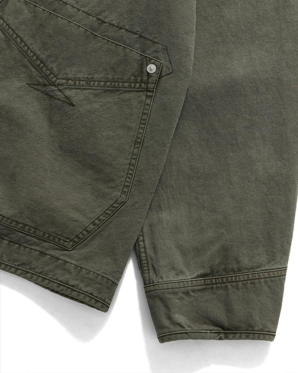 Eastlogue - Wanderer Chore Jacket (Olive Dyeing Linen) product image 11 | TRAB K-Fashion Australia