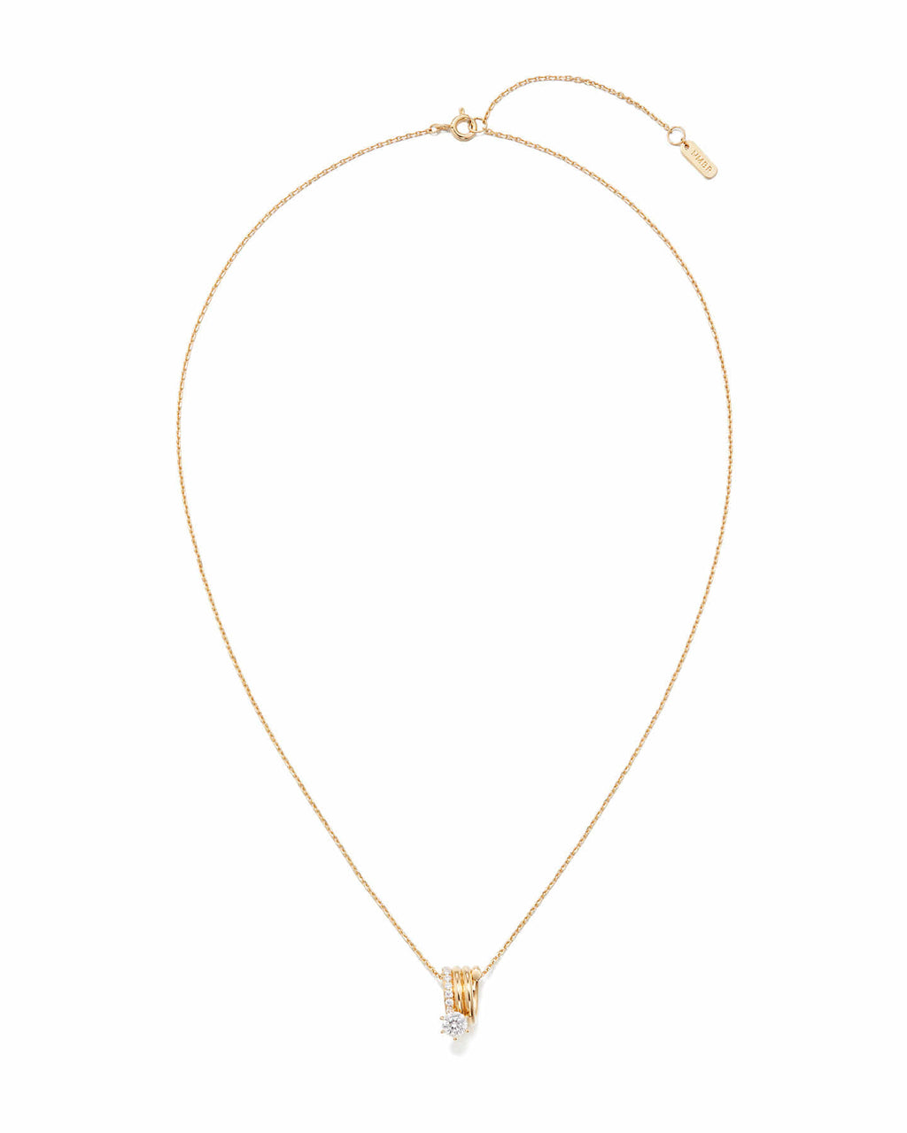 Numbering - Coil Spiral Necklace / 6 Prong #8702 product image 9 | TRAB K-Fashion Australia