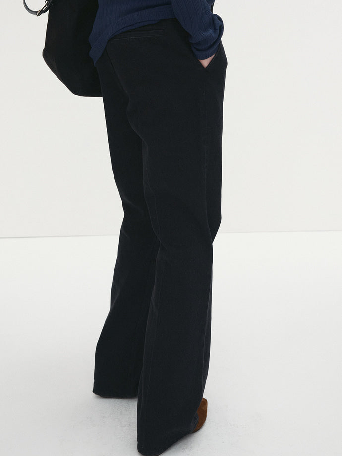 Tonywack - Flared-Leg Tailored Jeans (Washed Black) product image 3 | TRAB K-Fashion Australia