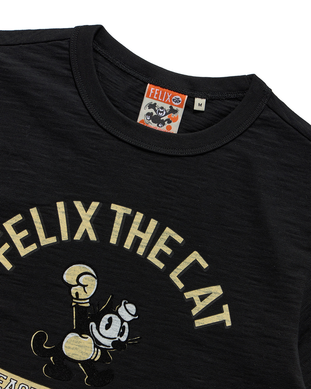 Eastlogue - Punch Out Felix Volume Printing T-shirts (Black) product image 3 | TRAB K-Fashion Australia