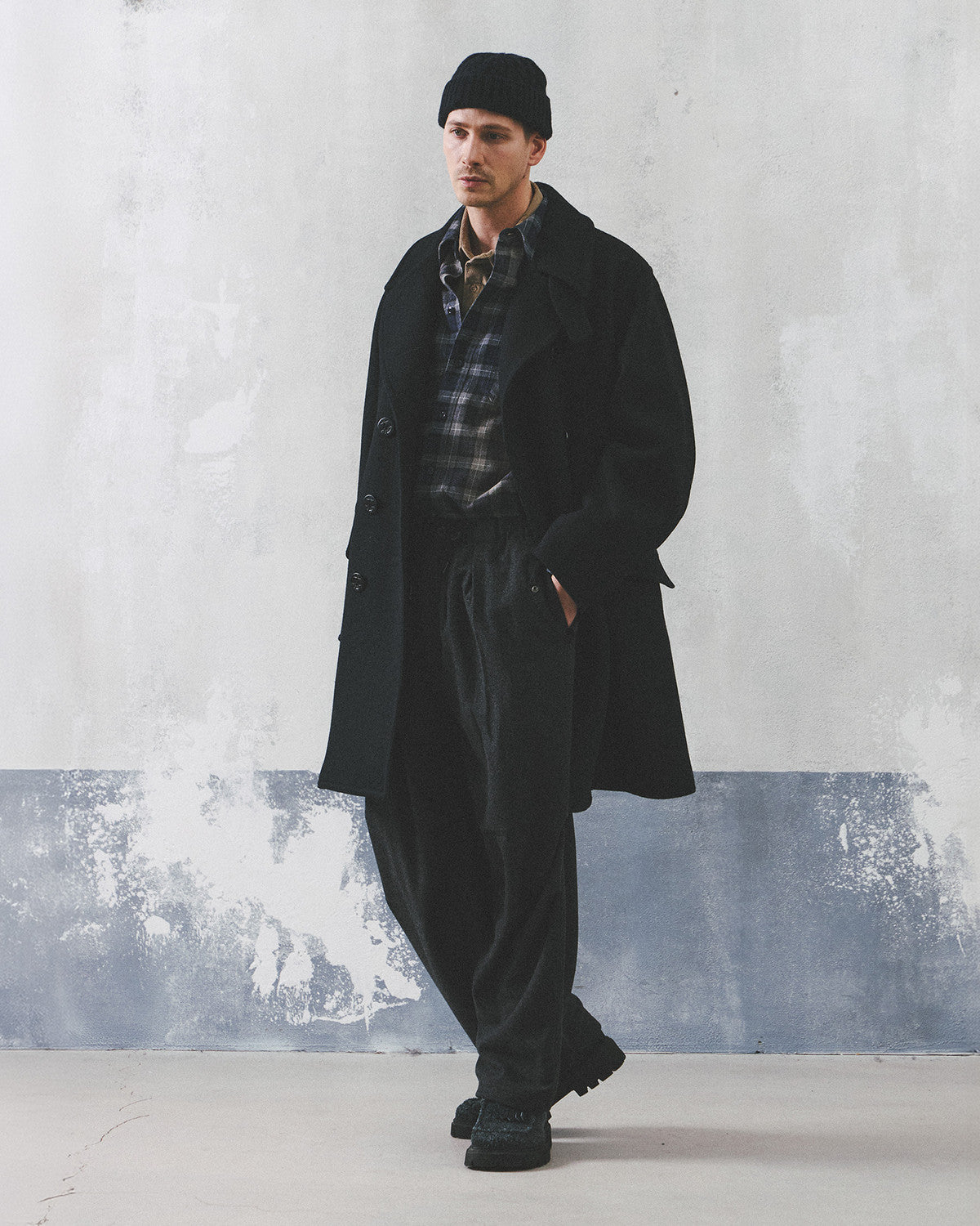 Eastlogue - Naval Coat (Black Melton) product image 6 | TRAB K-Fashion Australia