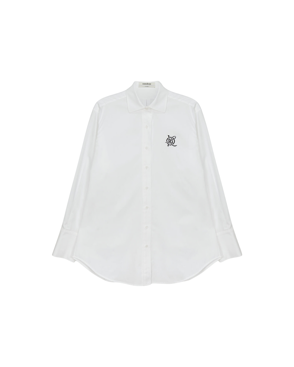 Kimhe Kim - Embroidery Oversized Shirt (White) product image 1 | TRAB K-Fashion Australia
