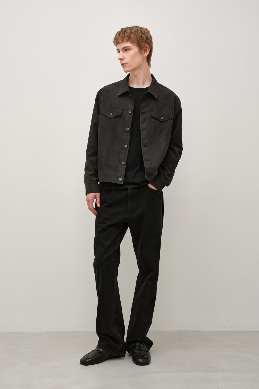 Insilence - Semi Flare Jean (Washed Black) product image 5 | TRAB K-Fashion Australia