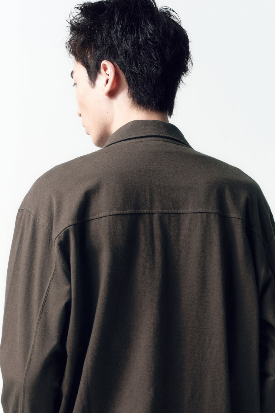 Insilence - Organic Cotton Jersey Shirt (Brown) product image 4 | TRAB K-Fashion Australia