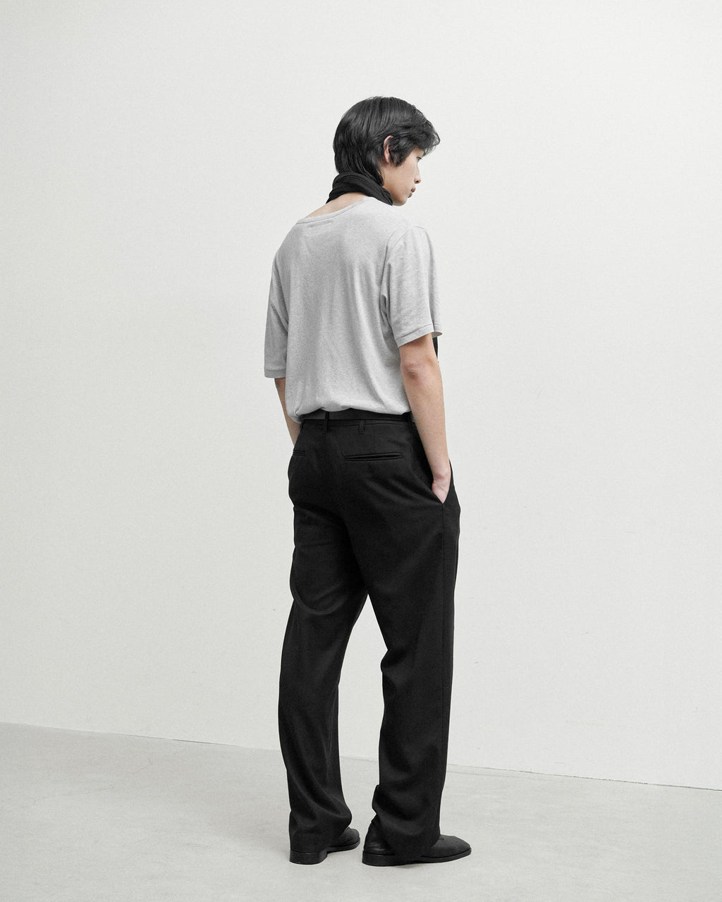 Brownyard - Essential Wool Trouser (Black) product image 3 | TRAB K-Fashion Australia