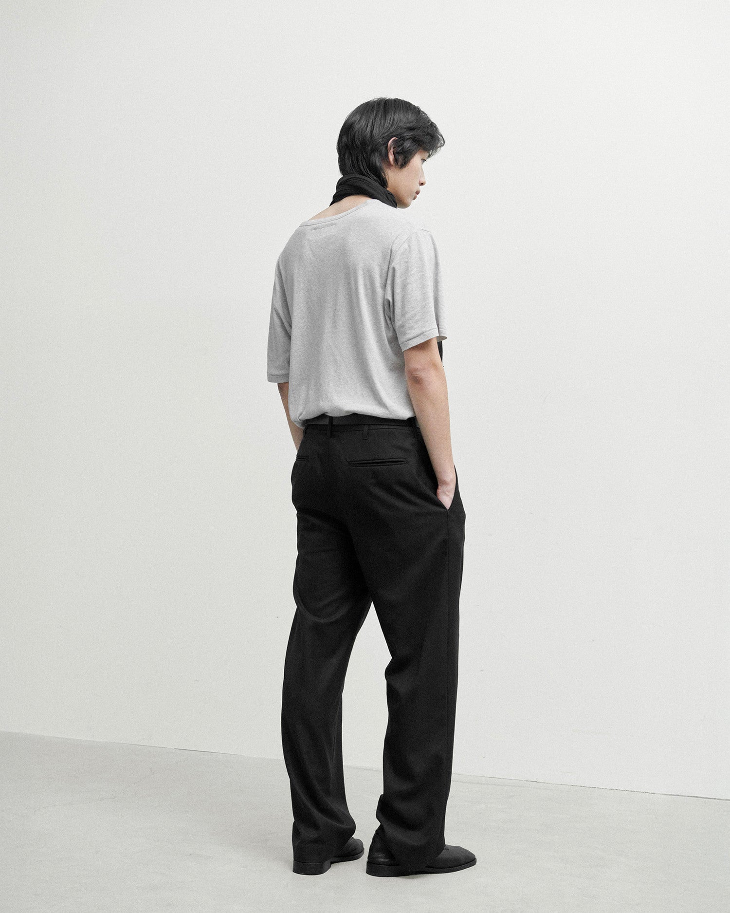 Brownyard - Essential Wool Trouser (Black) product image 3 | TRAB K-Fashion Australia