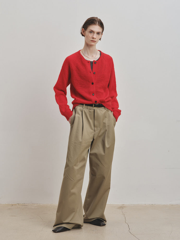 Tonywack - Mohair Raglan Cardigan (Red) product image 2 | TRAB K-Fashion Australia