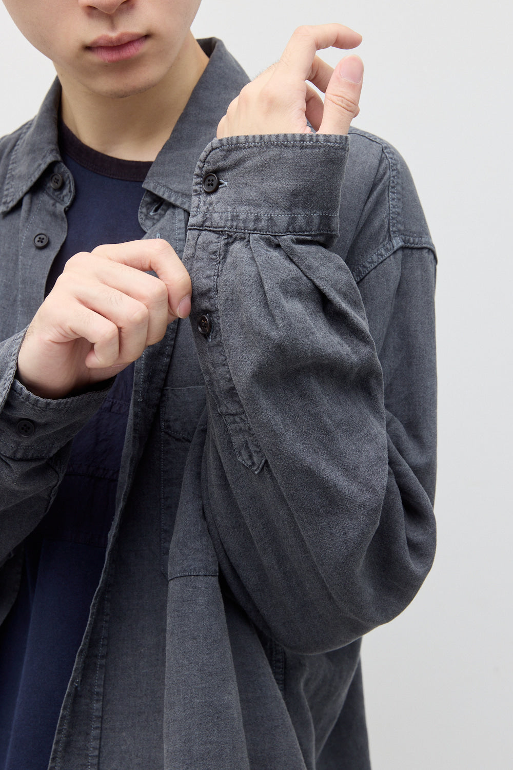 Hatchingroom - L.R Shirt (Faded Grey) product image 9 | TRAB K-Fashion Australia