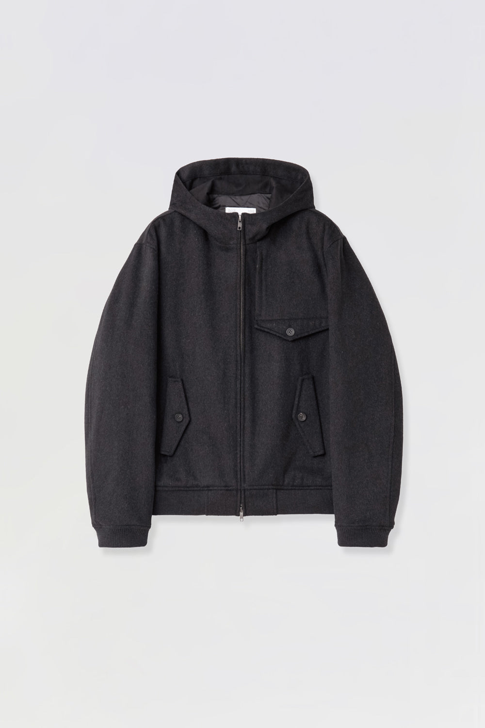 Hatchingroom - Hooded Jacket Dark Melange (Grey) product image 1 | TRAB K-Fashion Australia