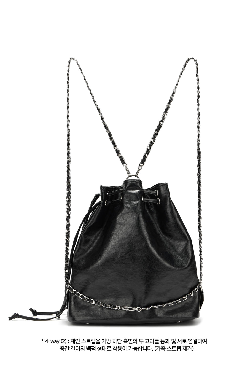 Deinet - Deinet 5-Way Stud Pocket Multi Bag (Black) product image 8 | TRAB K-Fashion Australia