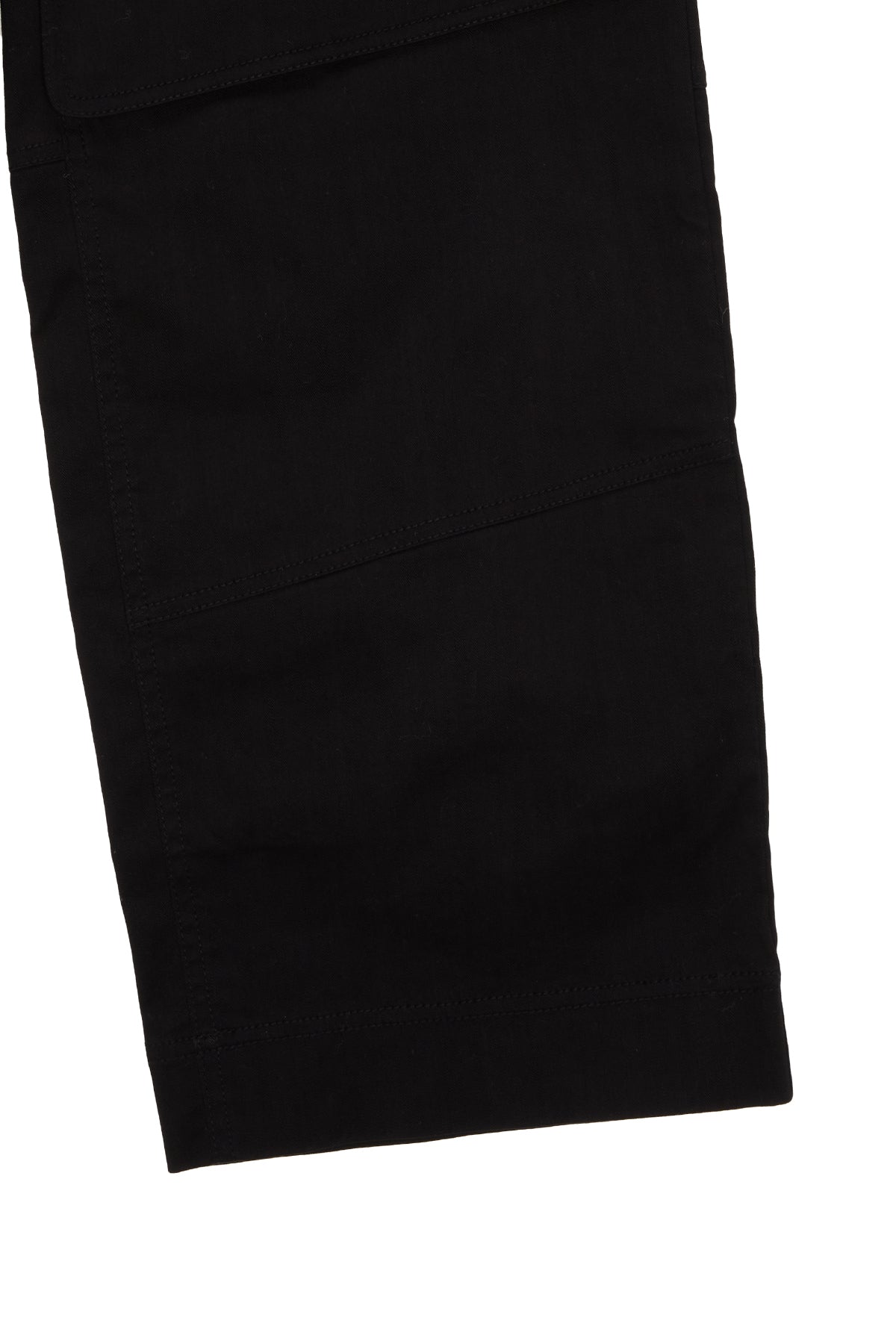 Matin Kim - Knee Big Pocket Cotton Pants (Black) product image 4 | TRAB K-Fashion Australia