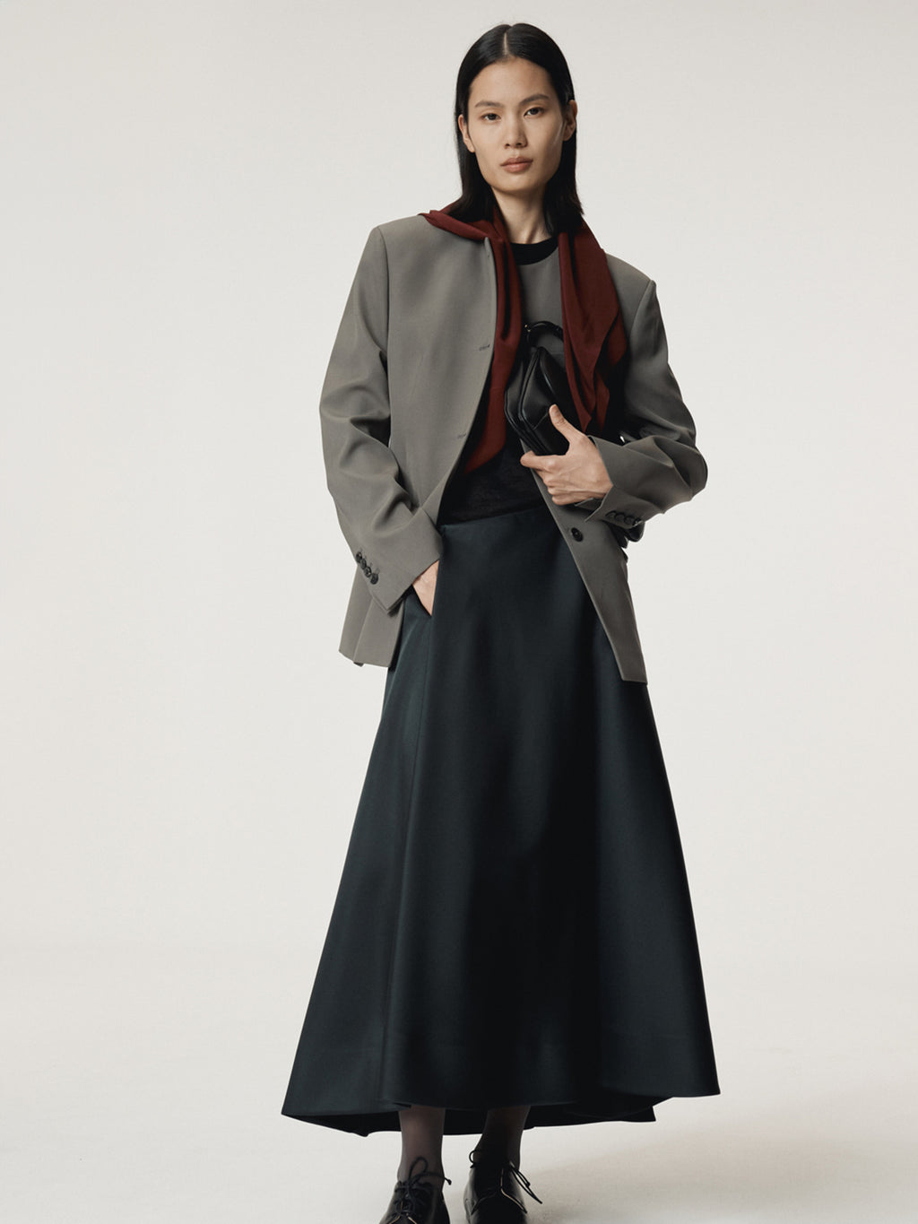 Recto - Circle Flare Skirt (Black) product image 9 | TRAB K-Fashion Australia