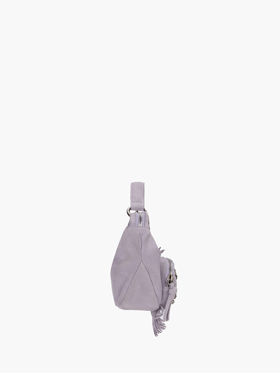 Marge Sherwood - City Hobo Micro (Lavender Grey Studded Suede) product image 9 | TRAB K-Fashion Australia