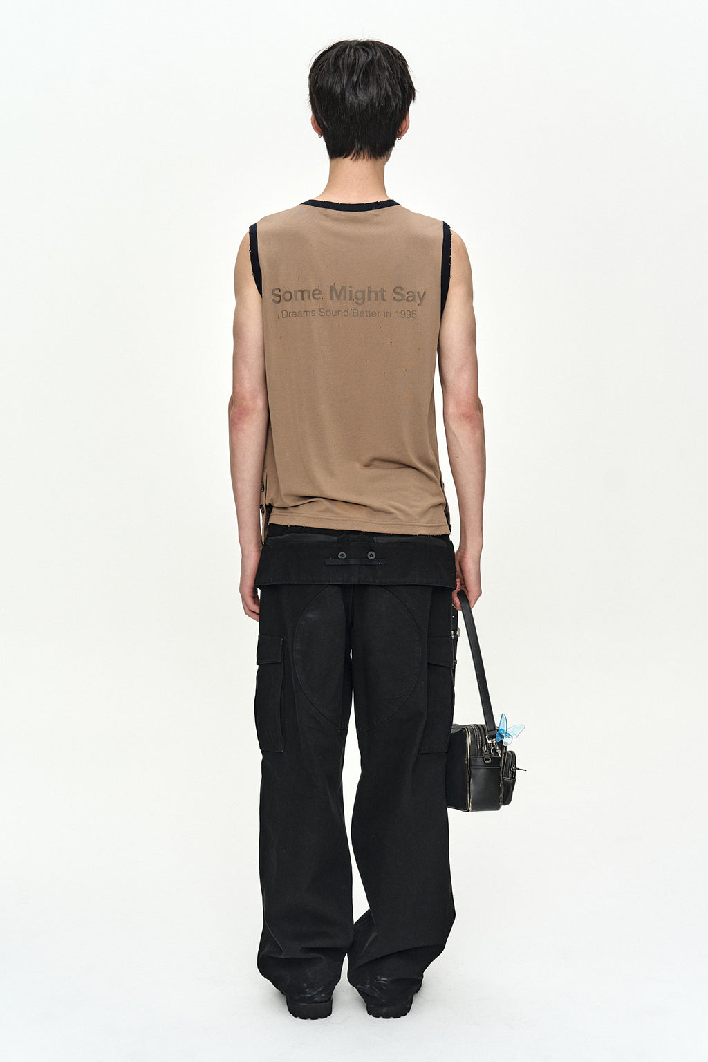 Andersson Bell - Brit Damaged Sleeveless (Beige) product image 3 | TRAB K-Fashion Australia