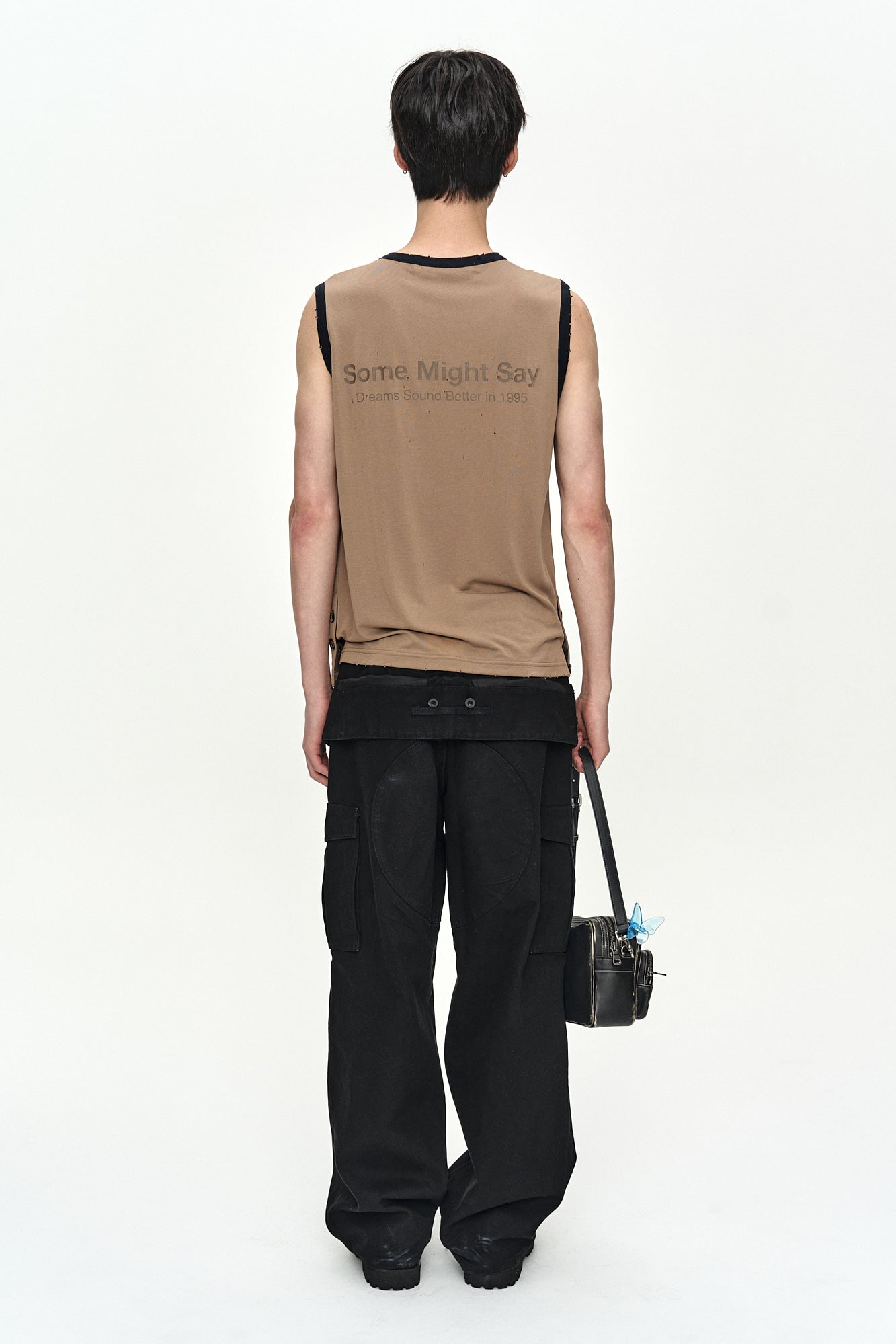 Andersson Bell - Brit Damaged Sleeveless (Beige) product image 3 | TRAB K-Fashion Australia