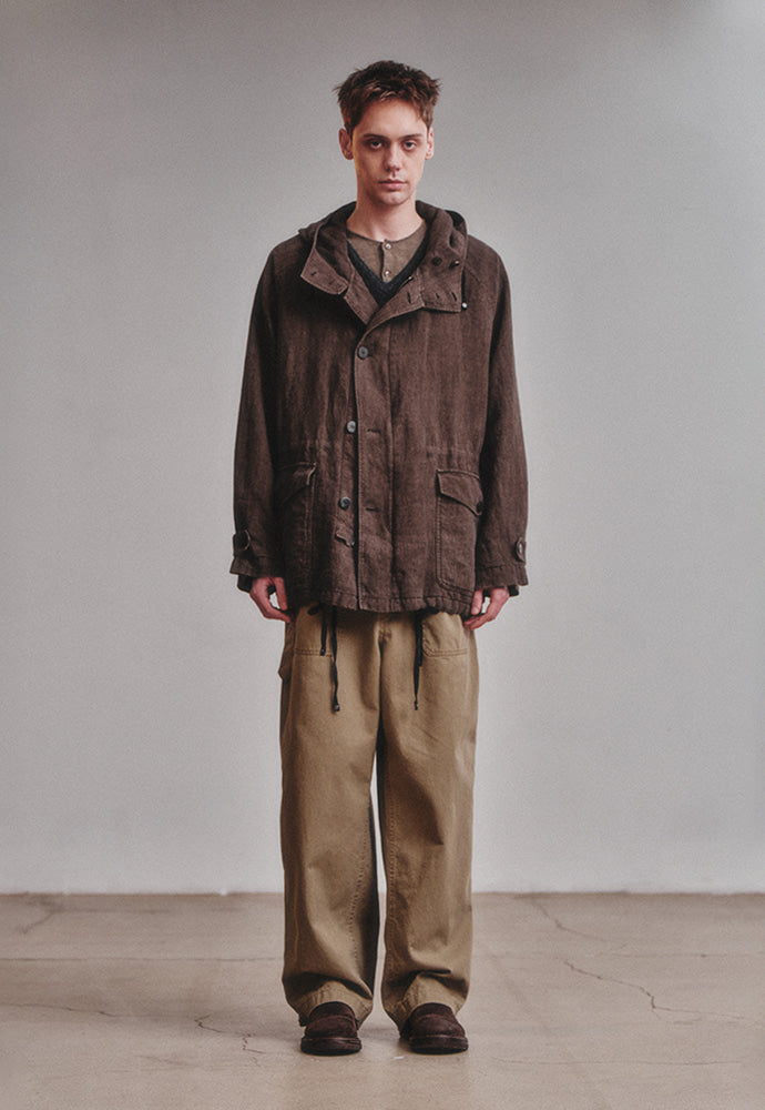 Art if acts - Linen Military Parka (Wood) product image 4 | TRAB K-Fashion Australia