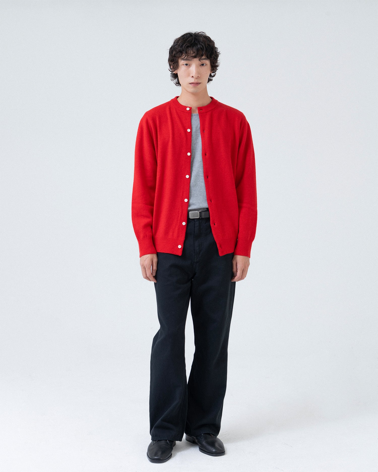 Brownyard - Round Cardigan (Red) product image 1 | TRAB K-Fashion Australia