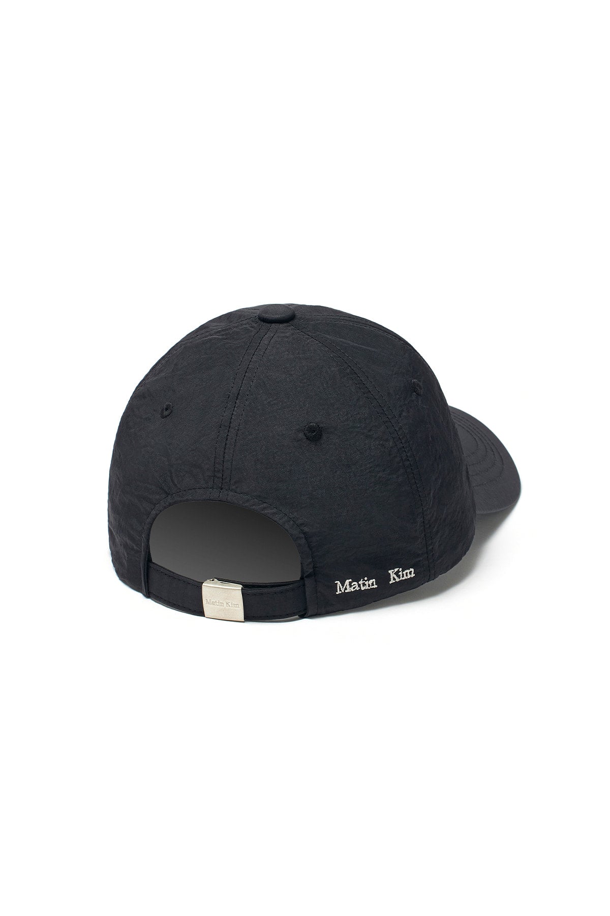 Matin Kim - Matin Glossy Ball Cap (Black) product image 3 | TRAB K-Fashion Australia