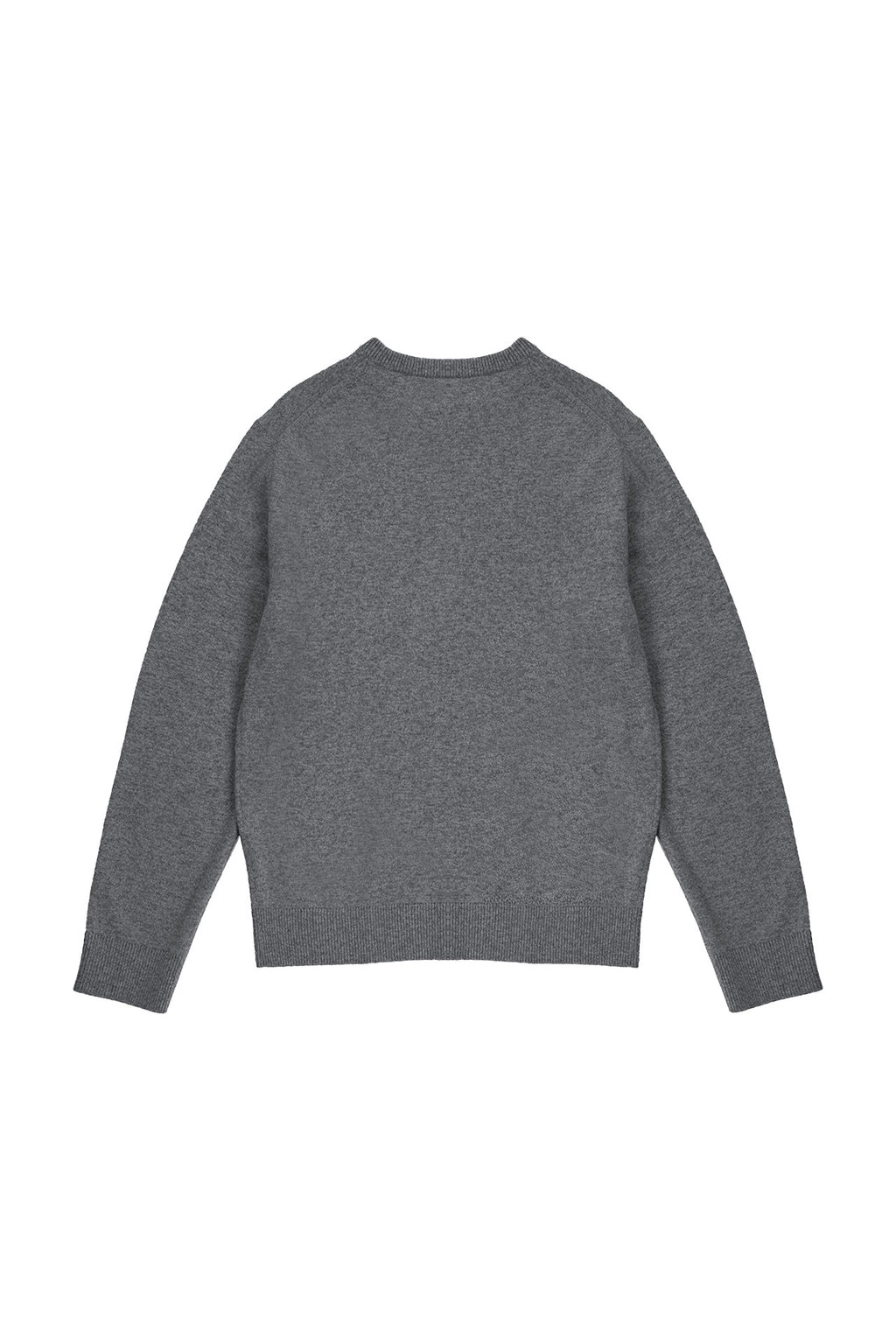 STU - Pin Tuck Round Neck Knit (Grey) product image 15 | TRAB K-Fashion Australia