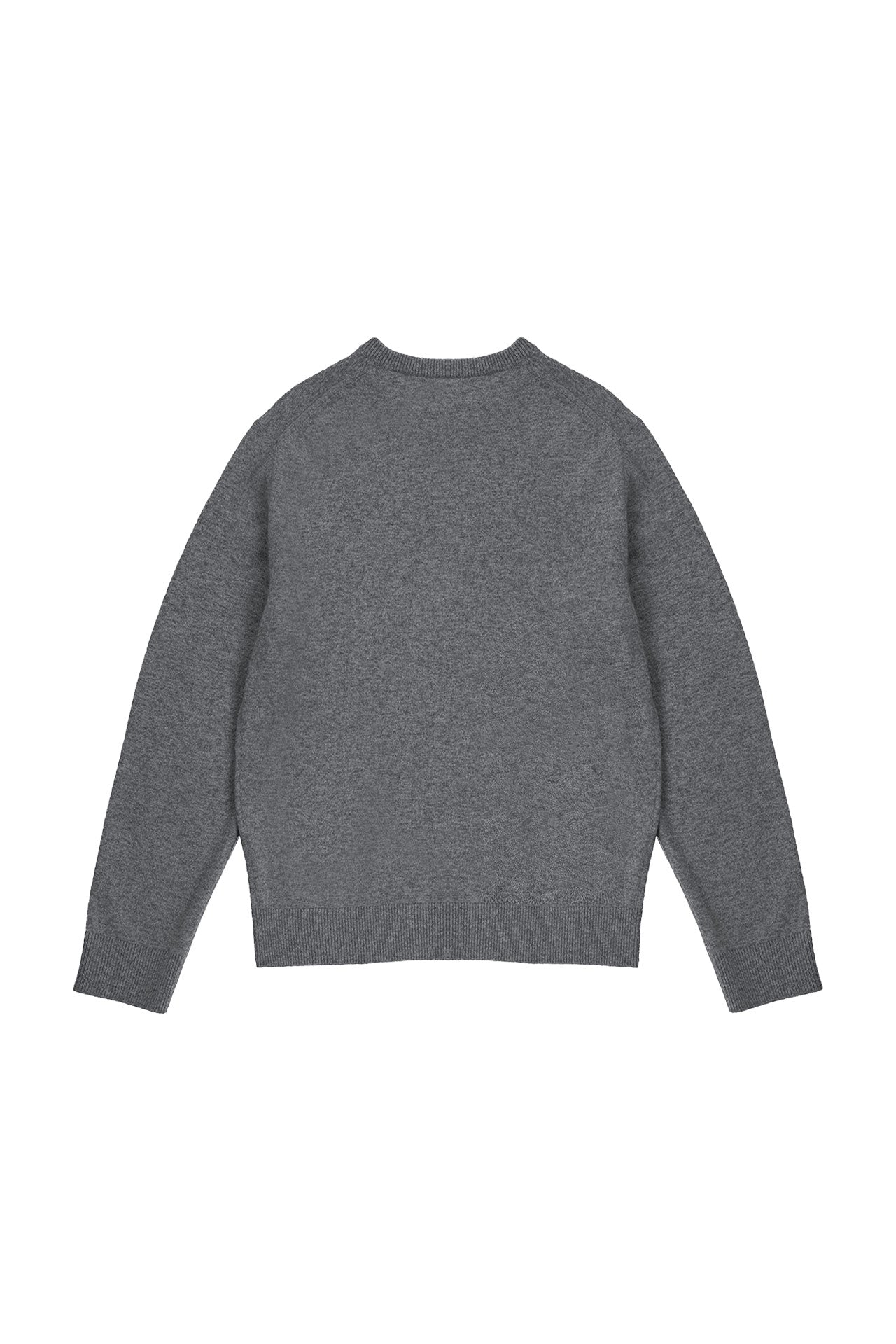 STU - Pin Tuck Round Neck Knit (Grey) product image 15 | TRAB K-Fashion Australia