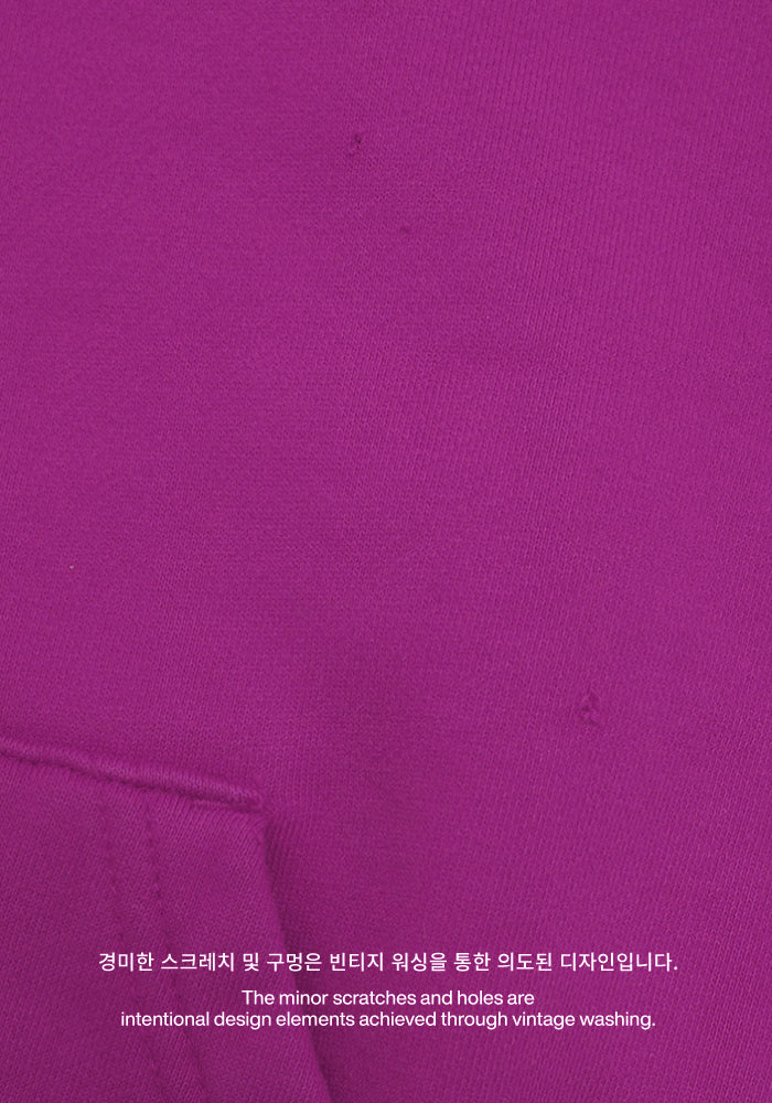 Collect Pieces - Abc Hoodie (Magenta) product image 5 | TRAB K-Fashion Australia