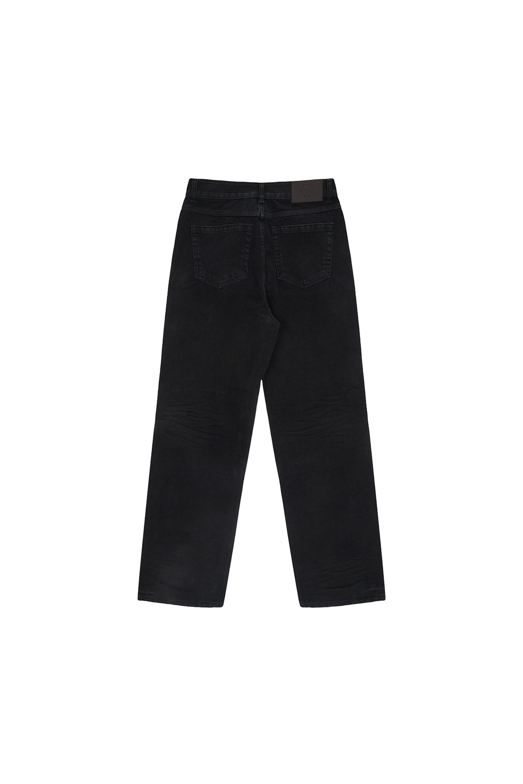 Matin Kim - Vintage Velvet Denim Pants (Navy) product image 2 | TRAB K-Fashion Australia