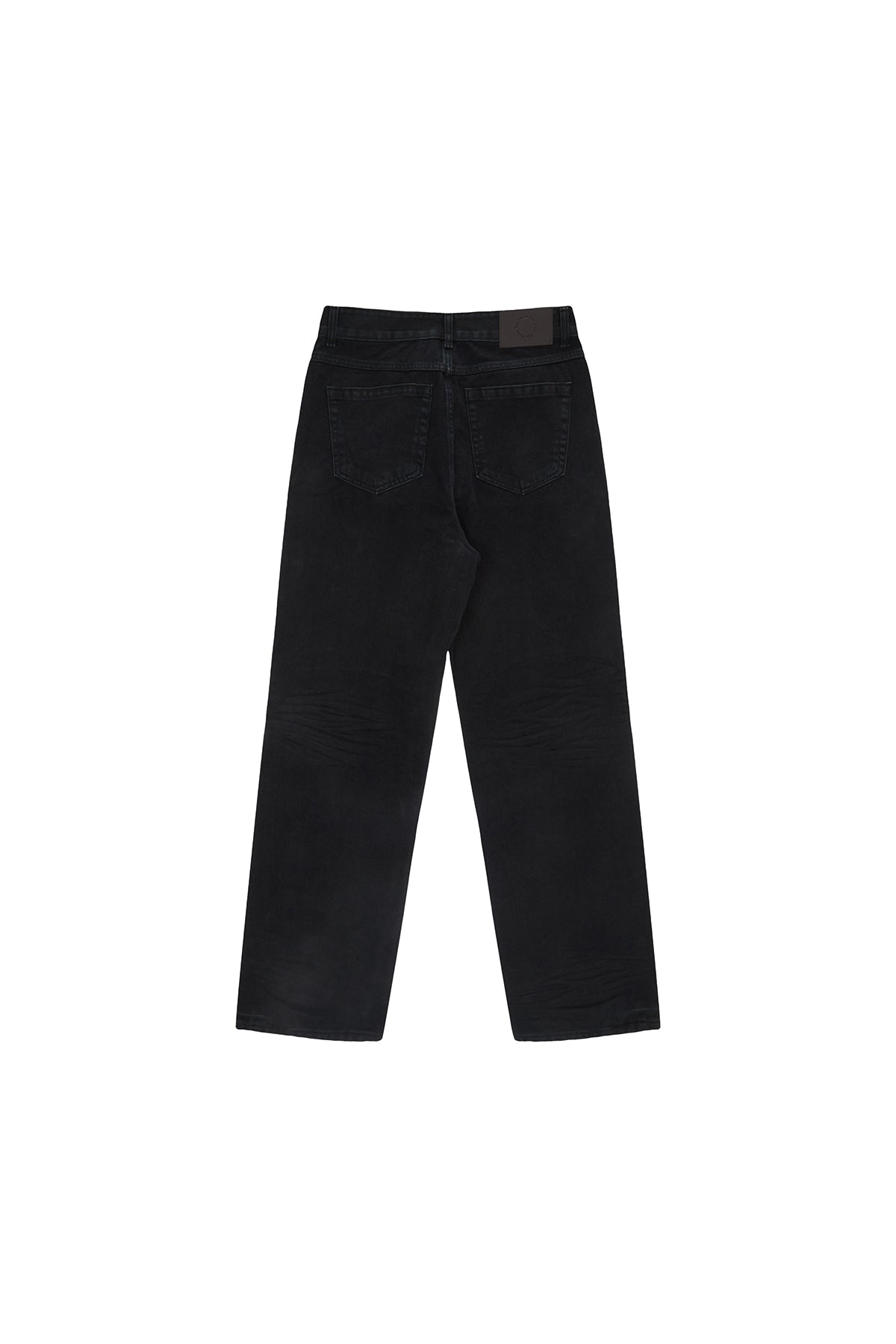 Matin Kim - Vintage Velvet Denim Pants (Navy) product image 2 | TRAB K-Fashion Australia