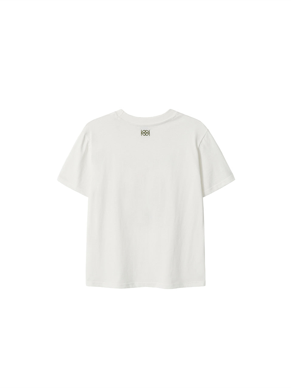 Kijun - Pebble Heart Tee (Off-White) product image 7 | TRAB K-Fashion Australia