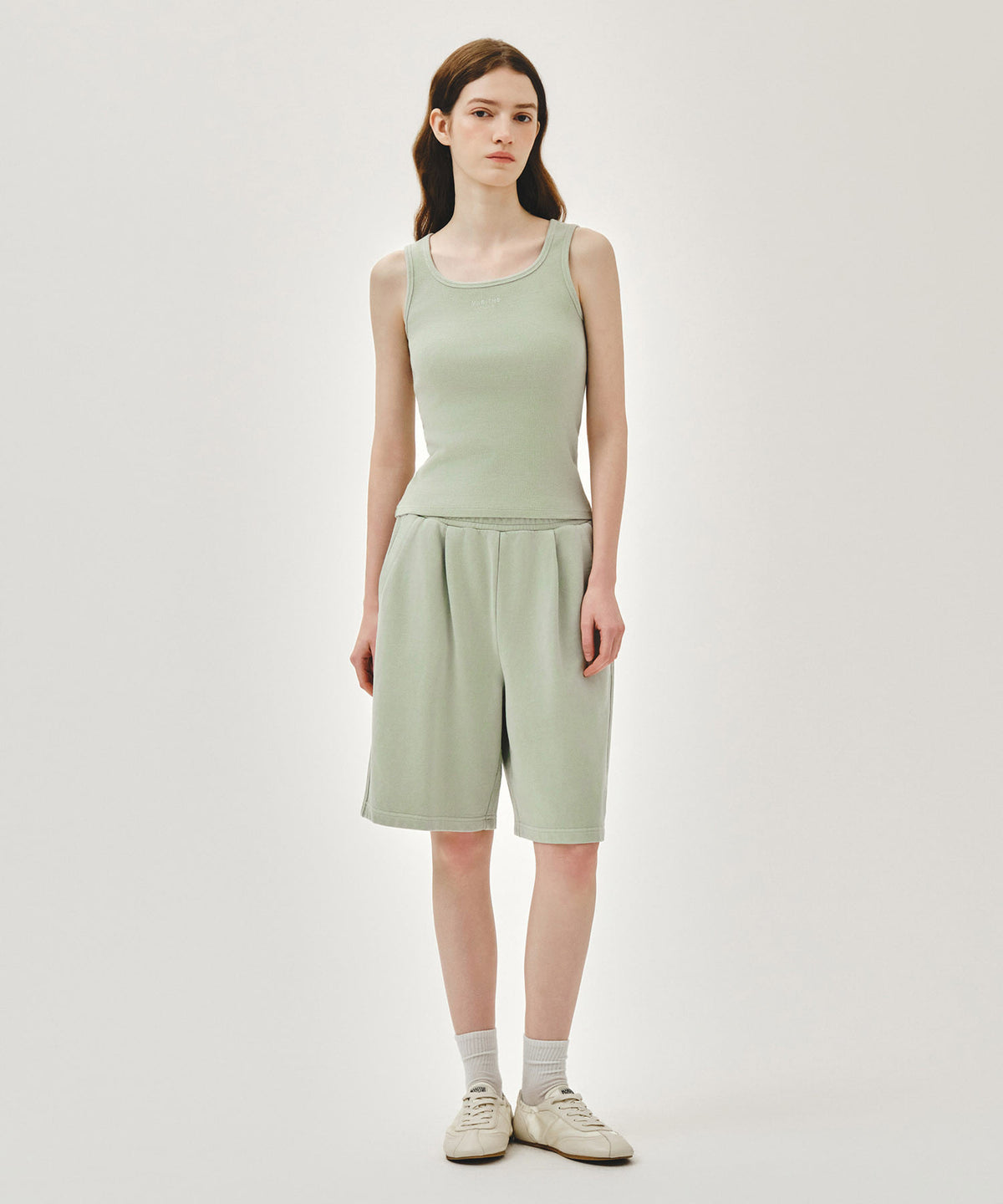 Marithe & Francois Girbaud - Regular Logo Sleeveless (Mint) product image 5 | TRAB K-Fashion Australia