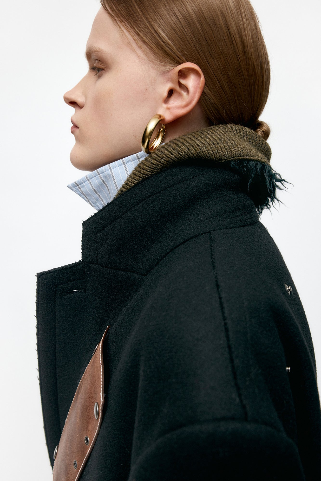 Andersson Bell - Unisex James Wool Coat (Black) product image 10 | TRAB K-Fashion Australia