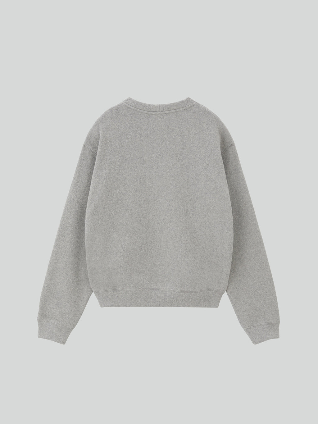 Recto - Rc Embroidered Sweatshirt (Melange Grey) product image 2 | TRAB K-Fashion Australia
