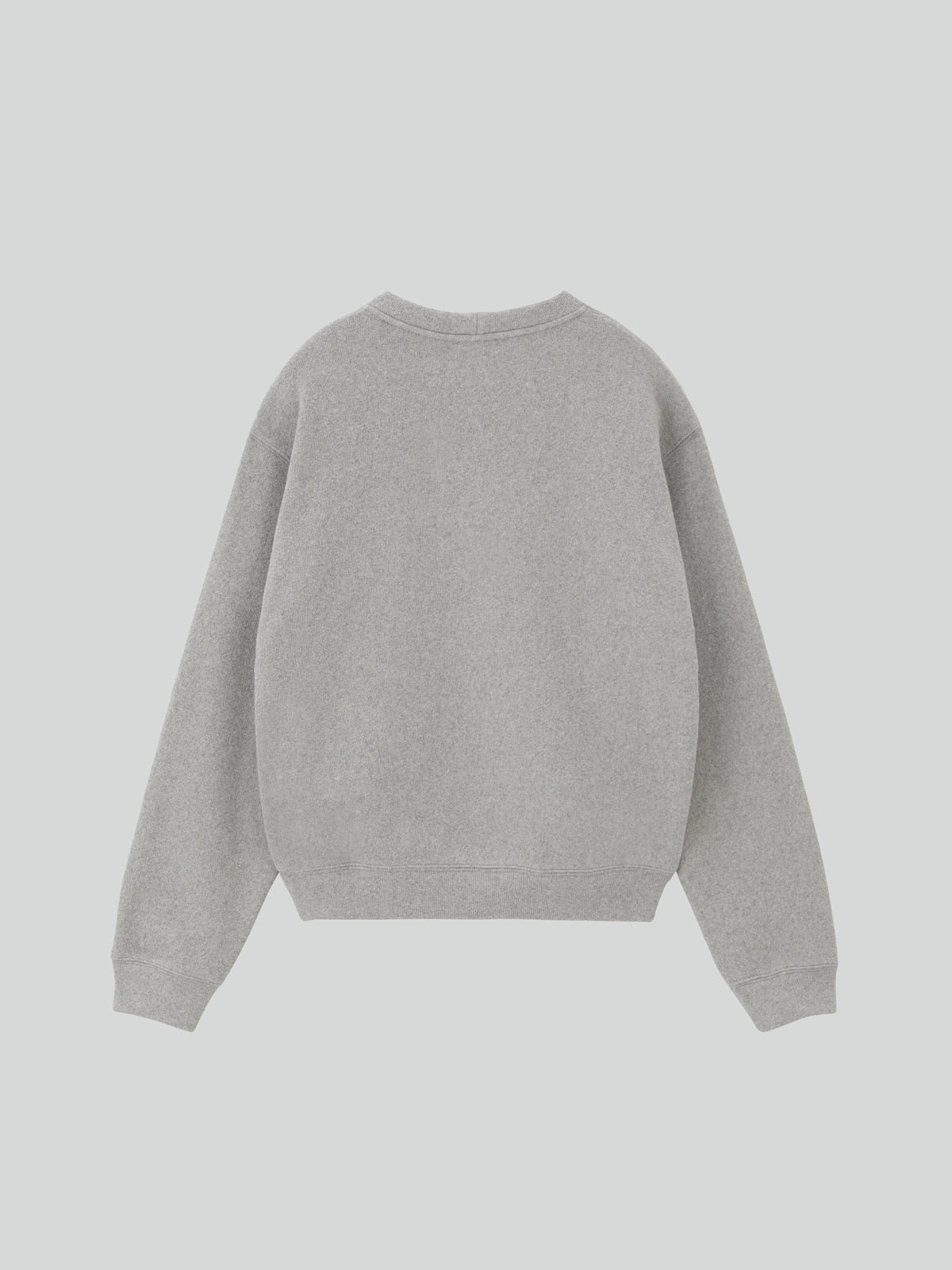 Recto - Rc Embroidered Sweatshirt (Melange Grey) product image 2 | TRAB K-Fashion Australia