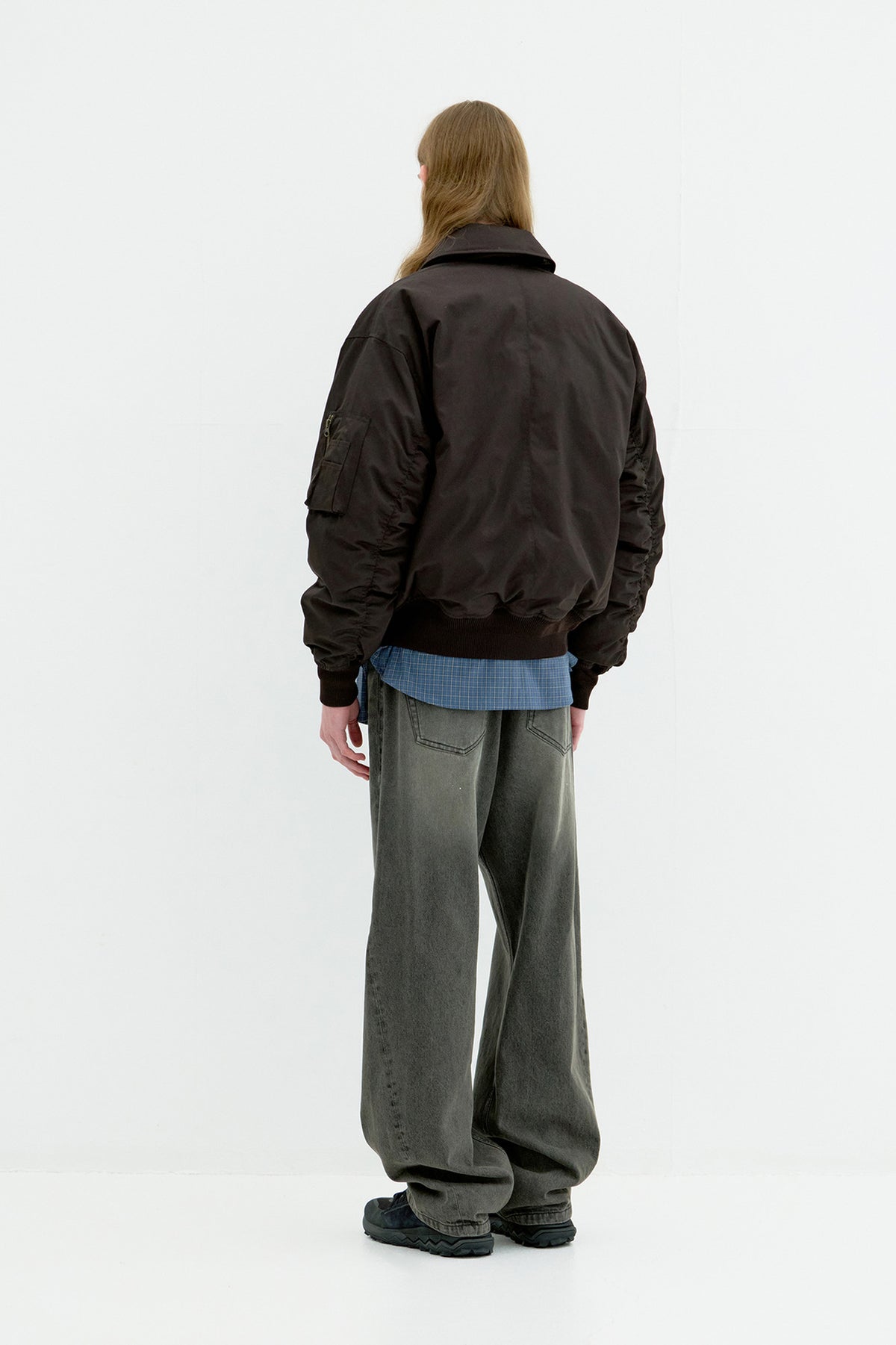 Coor - Collar Neck Down Puffer (Dark Brown) product image 4 | TRAB K-Fashion Australia
