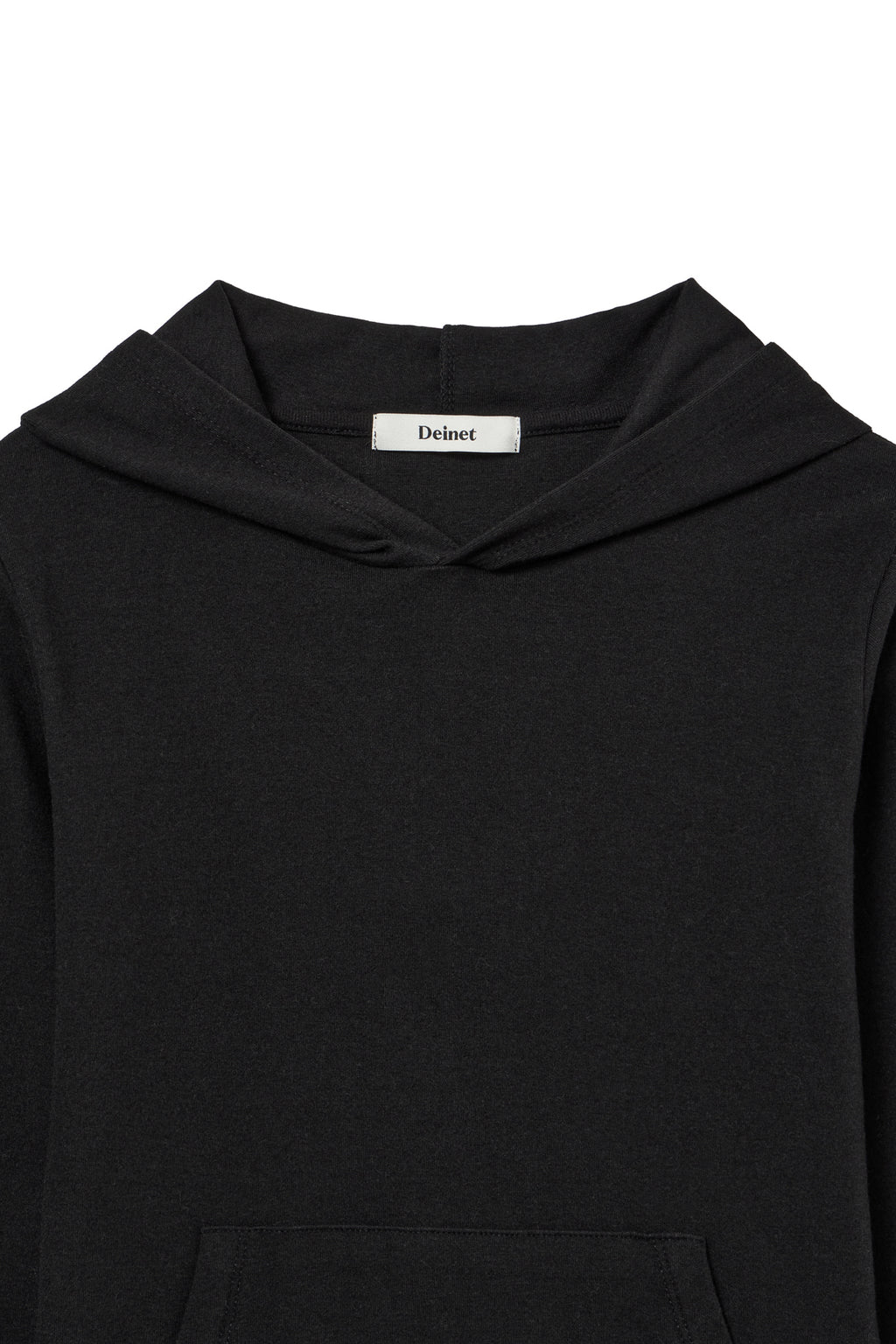 Deinet - Basic Slim Hoodie (Black) product image 3 | TRAB K-Fashion Australia