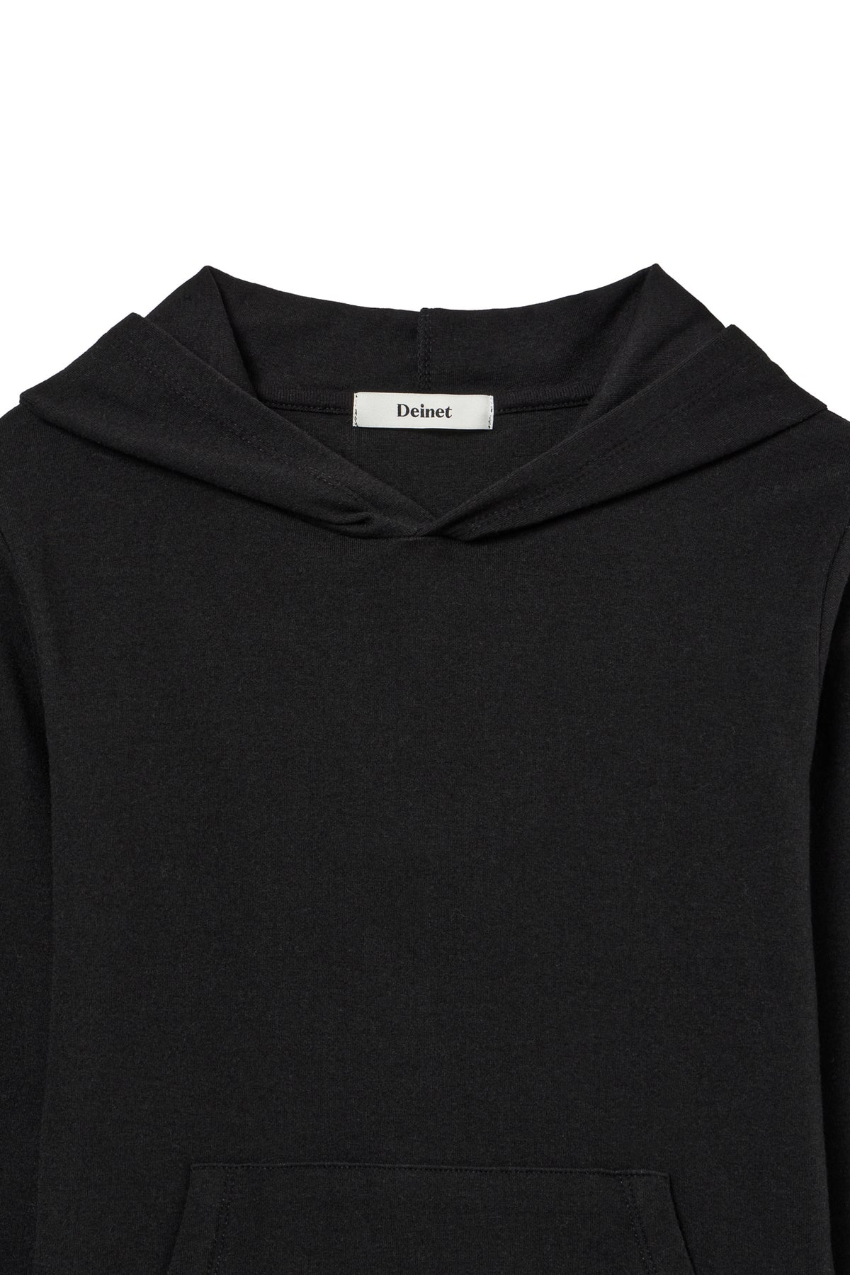 Deinet - Basic Slim Hoodie (Black) product image 3 | TRAB K-Fashion Australia