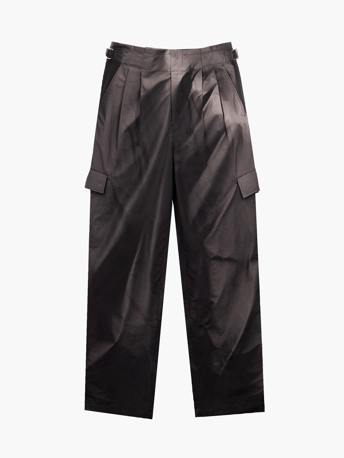 Jiyong Kim - Sun-Bleached Pleated Trousers (Black) product image 8 | TRAB K-Fashion Australia
