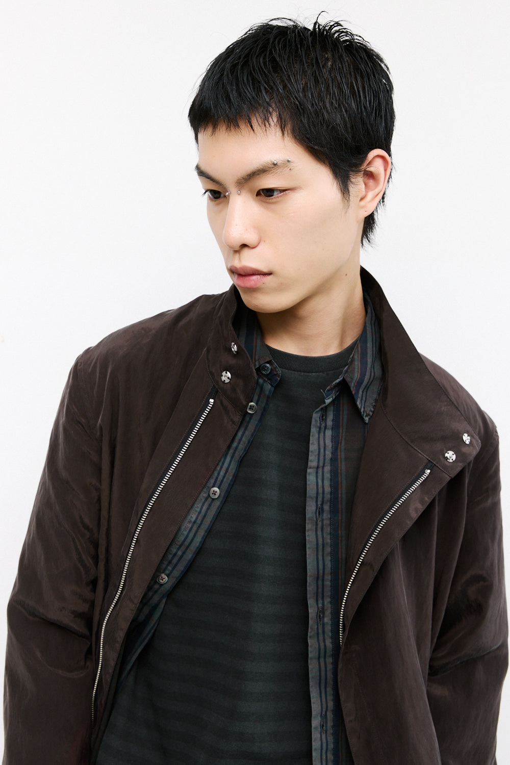 Hatchingroom - High Neck Shirket (Burgundy) product image 10 | TRAB K-Fashion Australia